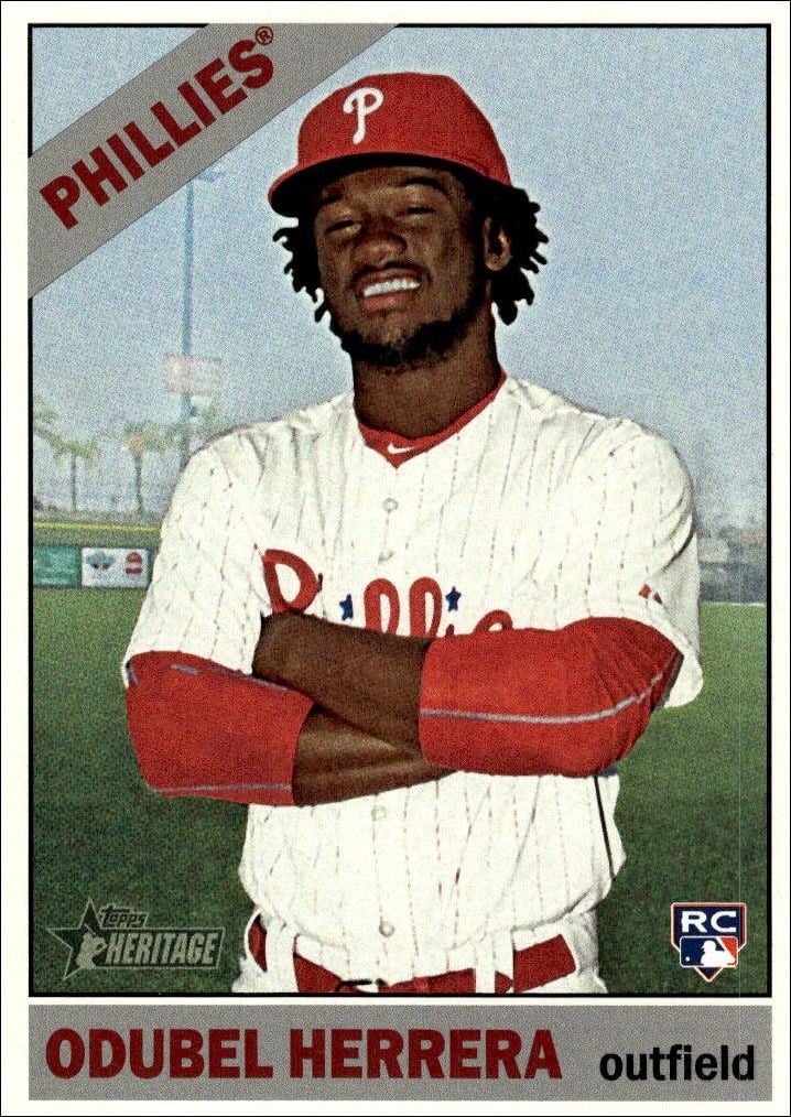 2015 Topps Heritage High Number Odubel Herrera #666 trading card