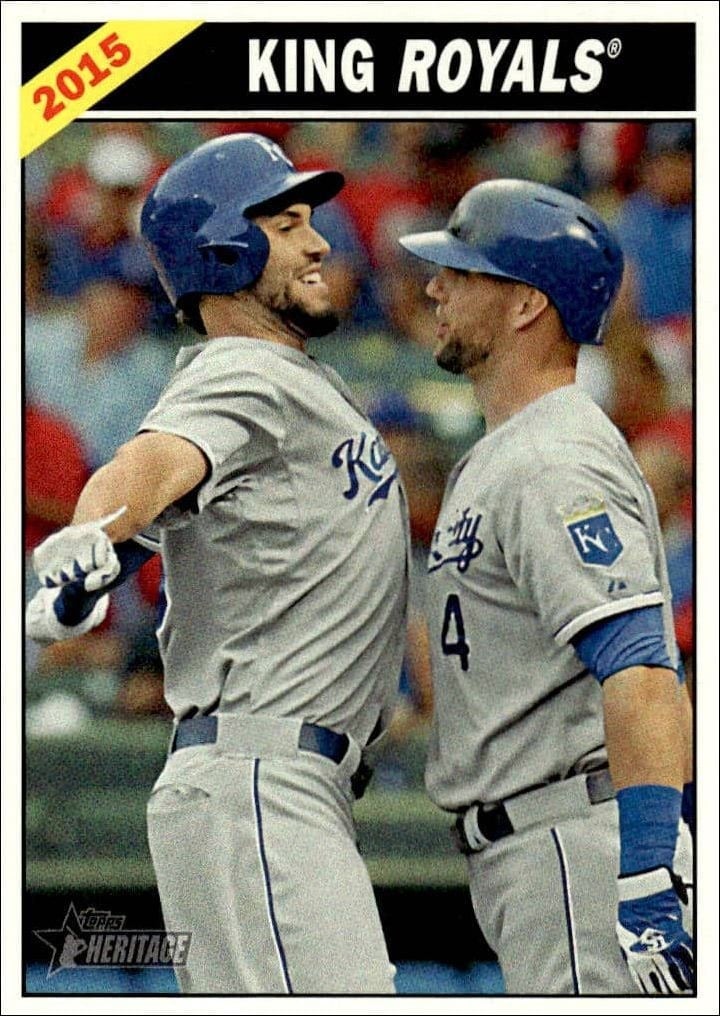 Eric Hosmer 2015 Topps Heritage #CC-7 Baseball Trading Card - Front 2015 Topps Heritage Eric Hosmer #CC-7 baseball trading card front