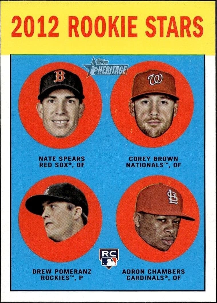 2012 Topps Heritage Drew Pomeranz #321 trading card