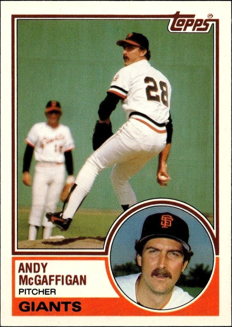 Andy McGaffigan 1983 Topps Traded #68T Baseball Trading Card - Front 1983 Topps Traded Andy McGaffigan #68T baseball trading card front
