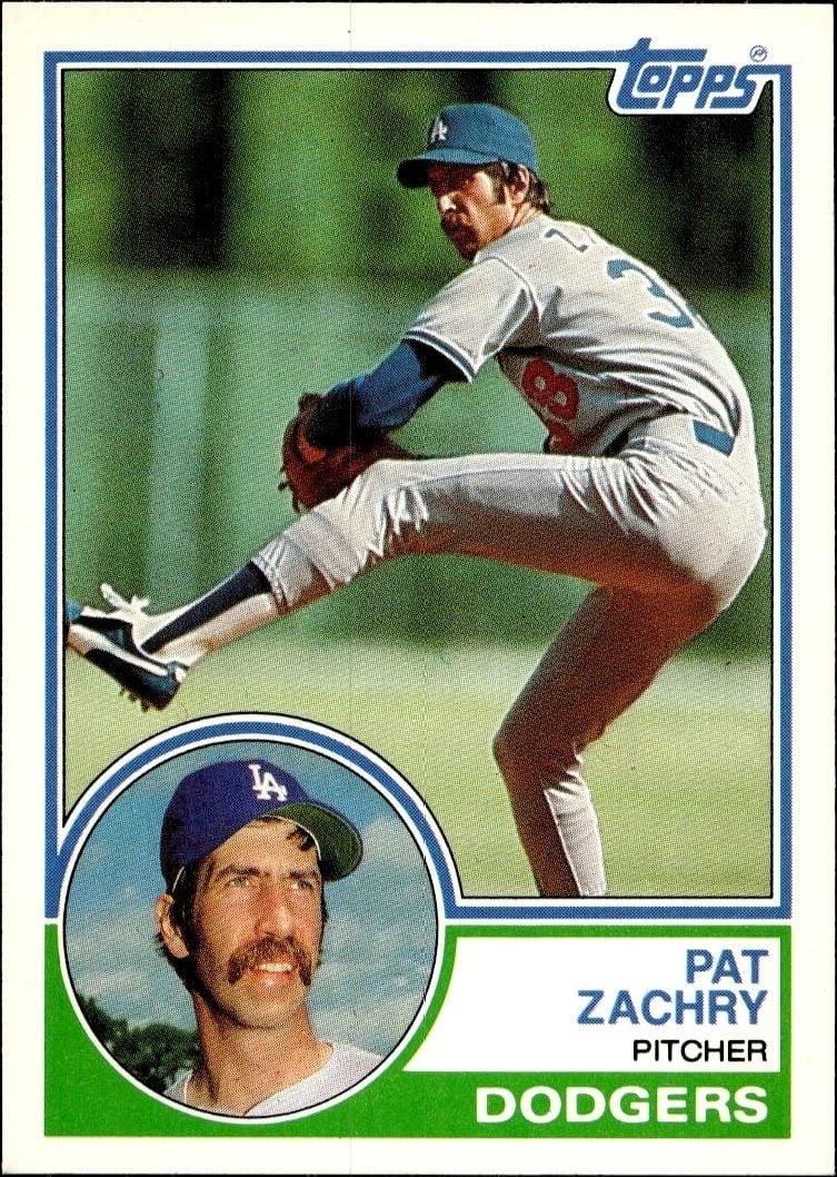 Pat Zachry 1983 Topps Traded #131T Baseball Trading Card - Front 1983 Topps Traded Pat Zachry #131T baseball trading card front