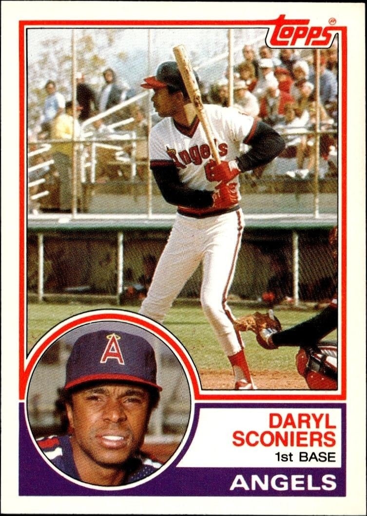 Daryl Sconiers 1983 Topps Traded #99T Baseball Trading Card - Front 1983 Topps Traded Daryl Sconiers #99T baseball trading card front