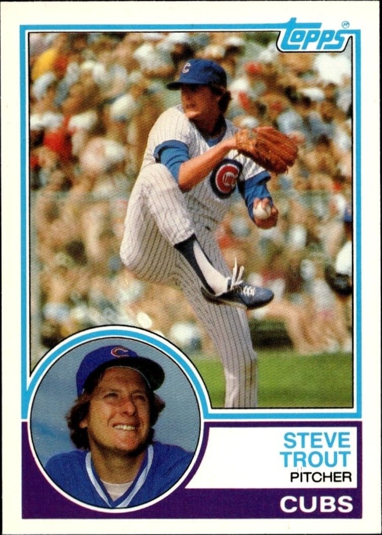Steve Trout 1983 Topps Traded #117T Baseball Trading Card - Front 1983 Topps Traded Steve Trout #117T baseball trading card front