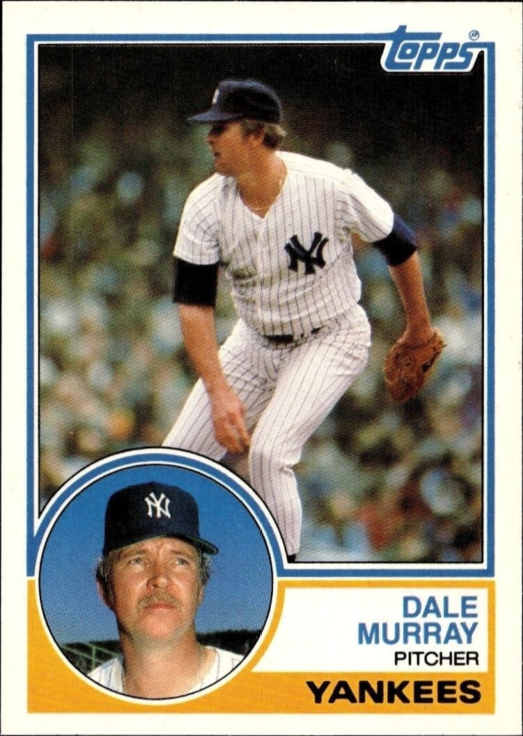 Dale Murray 1983 Topps Traded #79T Baseball Trading Card - Front 1983 Topps Traded Dale Murray #79T baseball trading card front