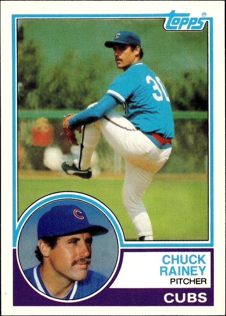 Chuck Rainey 1983 Topps Traded #92T Baseball Trading Card - Front 1983 Topps Traded Chuck Rainey #92T baseball trading card front