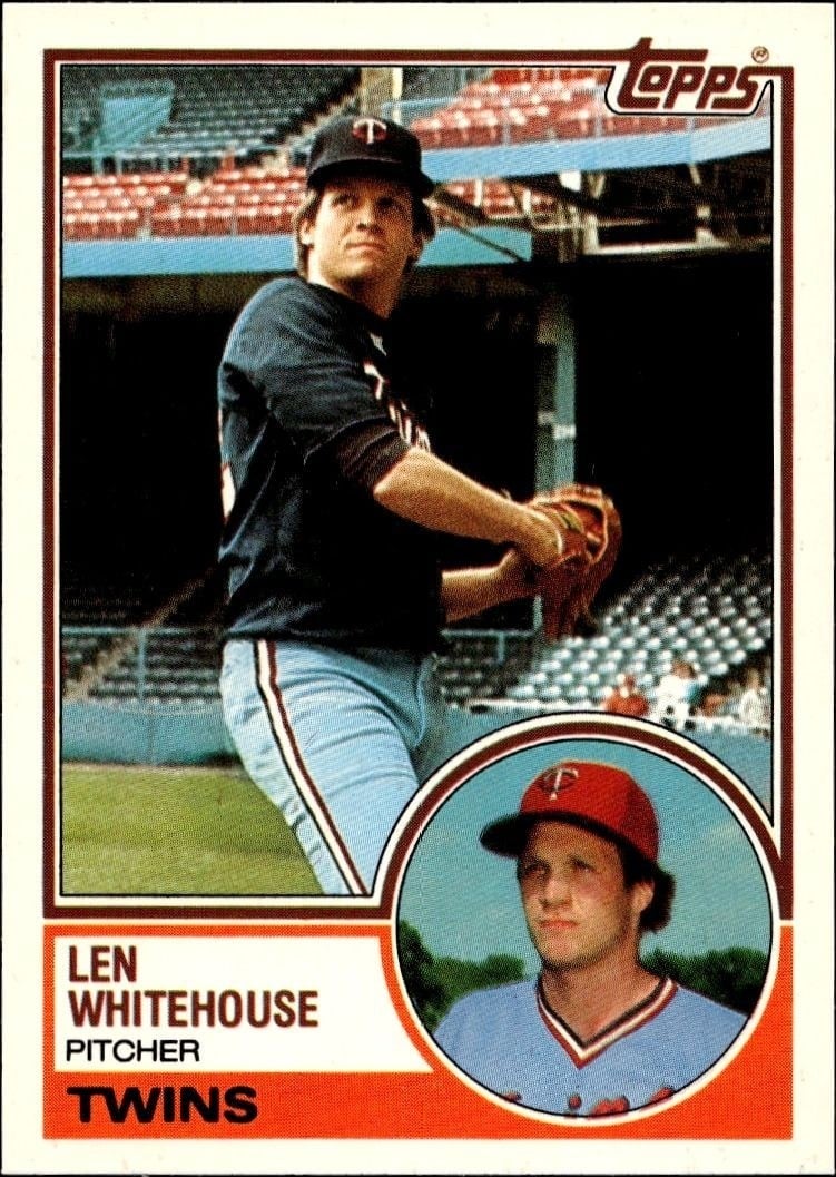 1983 Topps Traded Len Whitehouse #126T trading card