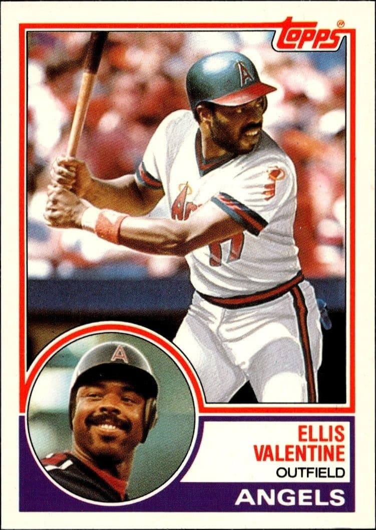 1983 Topps Traded Ellis Valentine #120T trading card