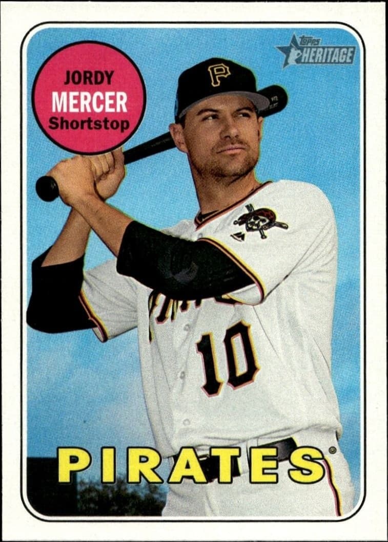 2018 Topps Heritage Jordy Mercer #156 trading card