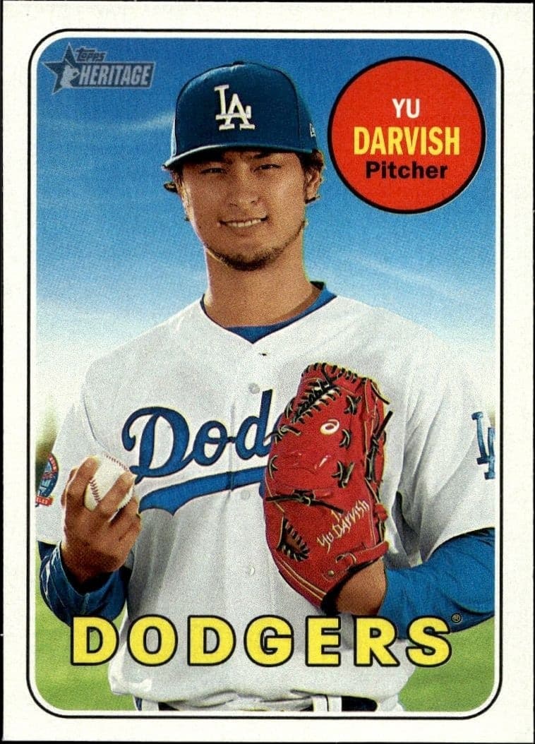 2018 Topps Heritage Yu Darvish #161 trading card
