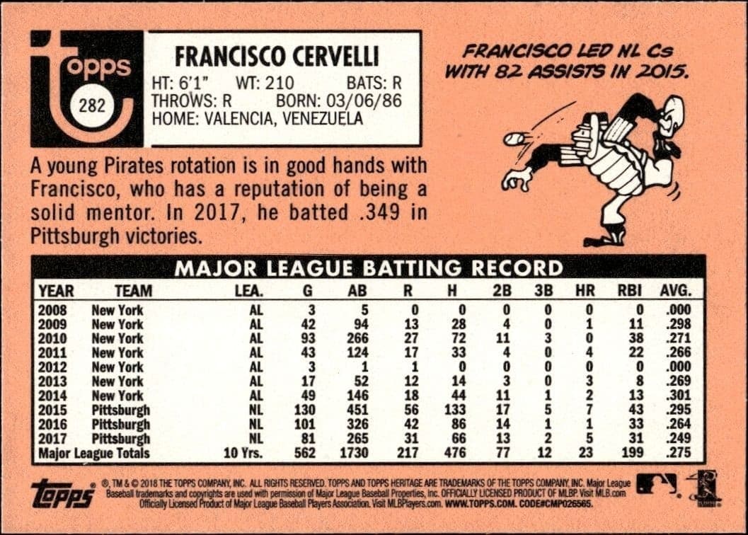 Francisco Cervelli - Back