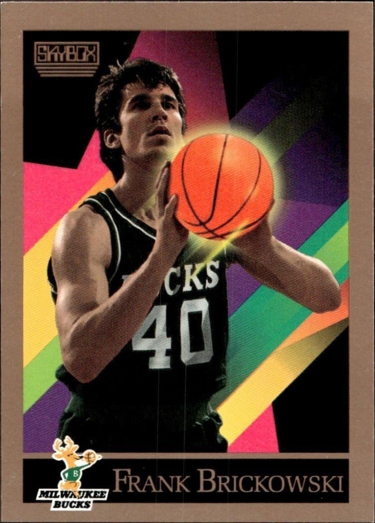 Frank Brickowski 1990-91 Skybox #394 Basketball Trading Card - Front 1990-91 Skybox Frank Brickowski #394 basketball trading card front