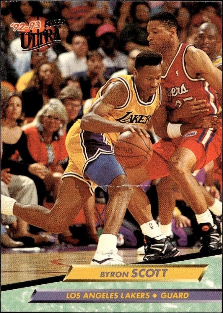 1992-93 Fleer Ultra Byron Scott #93 trading card