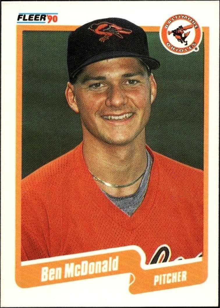 1990 Fleer Ben McDonald #180 trading card