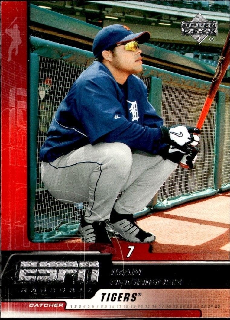 Ivan Rodriguez 2005 Upper Deck ESPN #31 Baseball Trading Card - Front 2005 Upper Deck ESPN Ivan Rodriguez #31 baseball trading card front