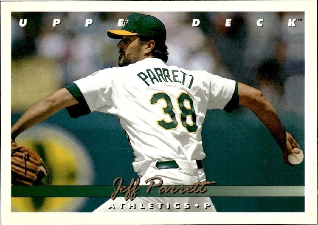 Jeff Parrett 1993 Upper Deck #311 Baseball Trading Card - Front 1993 Upper Deck Jeff Parrett #311 baseball trading card front