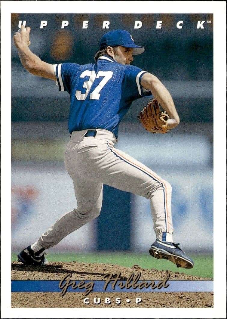 1993 Upper-Deck Greg Hibbard #539 trading card