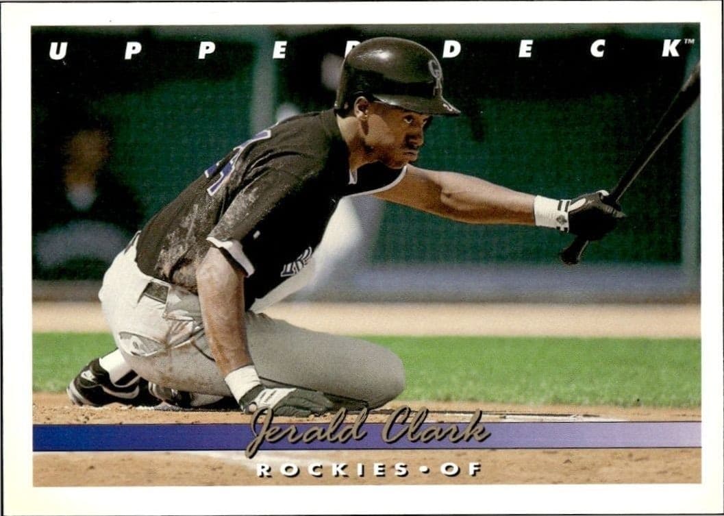 1993 Upper-Deck Jerald Clark #797 trading card