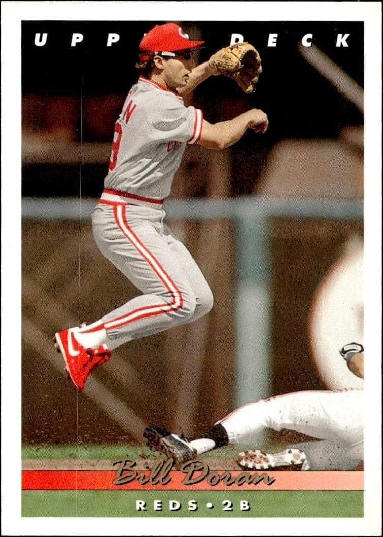 Bill Doran 1993 Upper Deck #107 Baseball Trading Card - Front 1993 Upper Deck Bill Doran #107 baseball trading card front