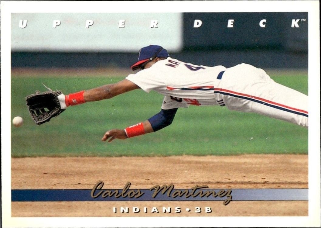Carlos Martinez 1993 Upper Deck #520 Baseball Trading Card - Front 1993 Upper Deck Carlos Martinez #520 baseball trading card front