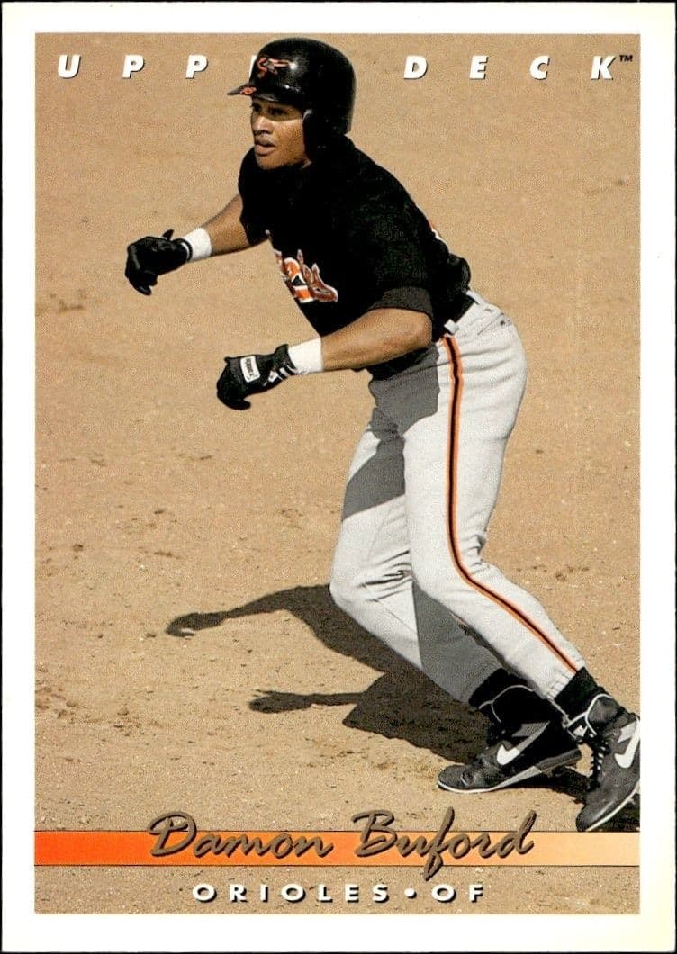 1993 Upper-Deck Damon Buford #691 trading card