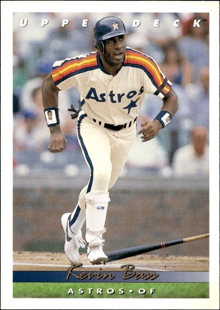 Kevin Bass 1993 Upper Deck #679 Baseball Trading Card - Front 1993 Upper Deck Kevin Bass #679 baseball trading card front