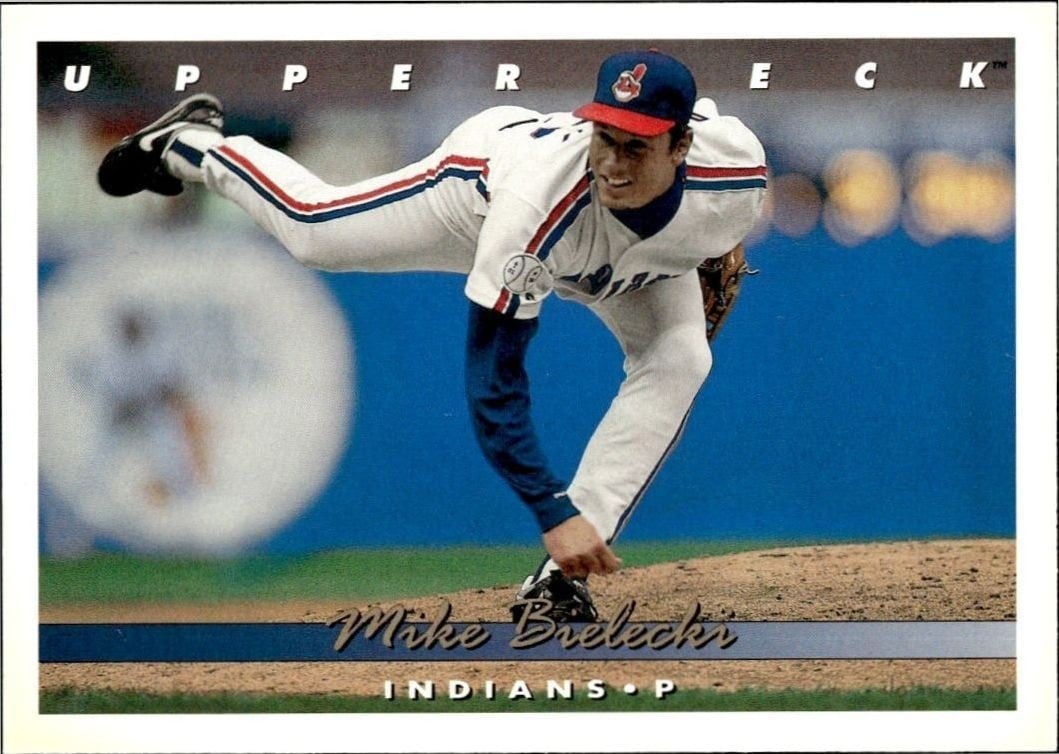 Mike Bielecki 1993 Upper Deck #659 Baseball Trading Card - Front 1993 Upper Deck Mike Bielecki #659 baseball trading card front