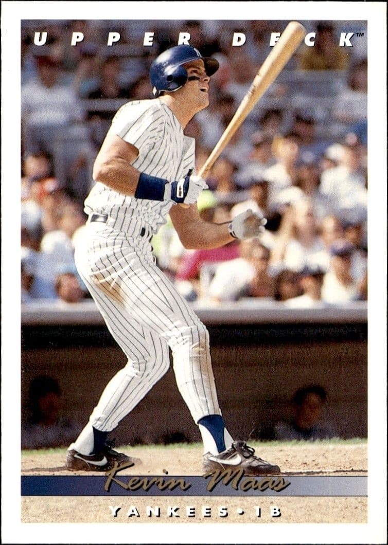 1993 Upper-Deck Kevin Maas #594 trading card