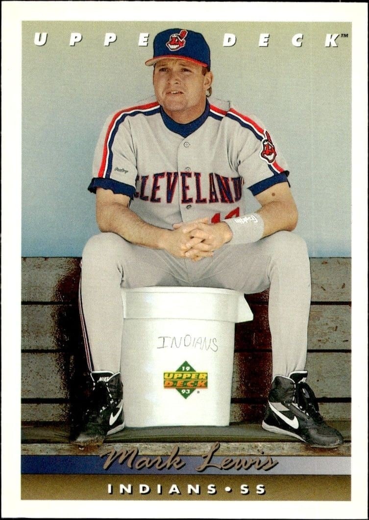 Mark Lewis 1993 Upper Deck #88 Baseball Trading Card - Front 1993 Upper Deck Mark Lewis #88 baseball trading card front