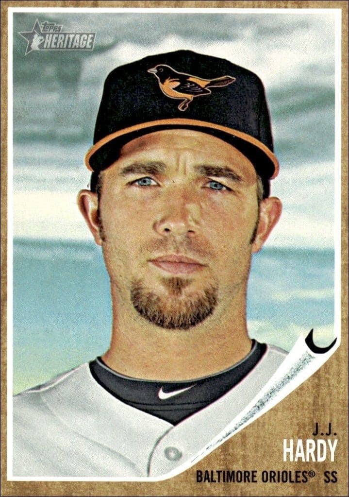 2011 Topps Heritage J.J. Hardy #339 trading card