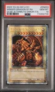 2023 Yu-Gi-Oh Legendary Collection Winged Dragon Of Ra #LC01-EN003 trading card