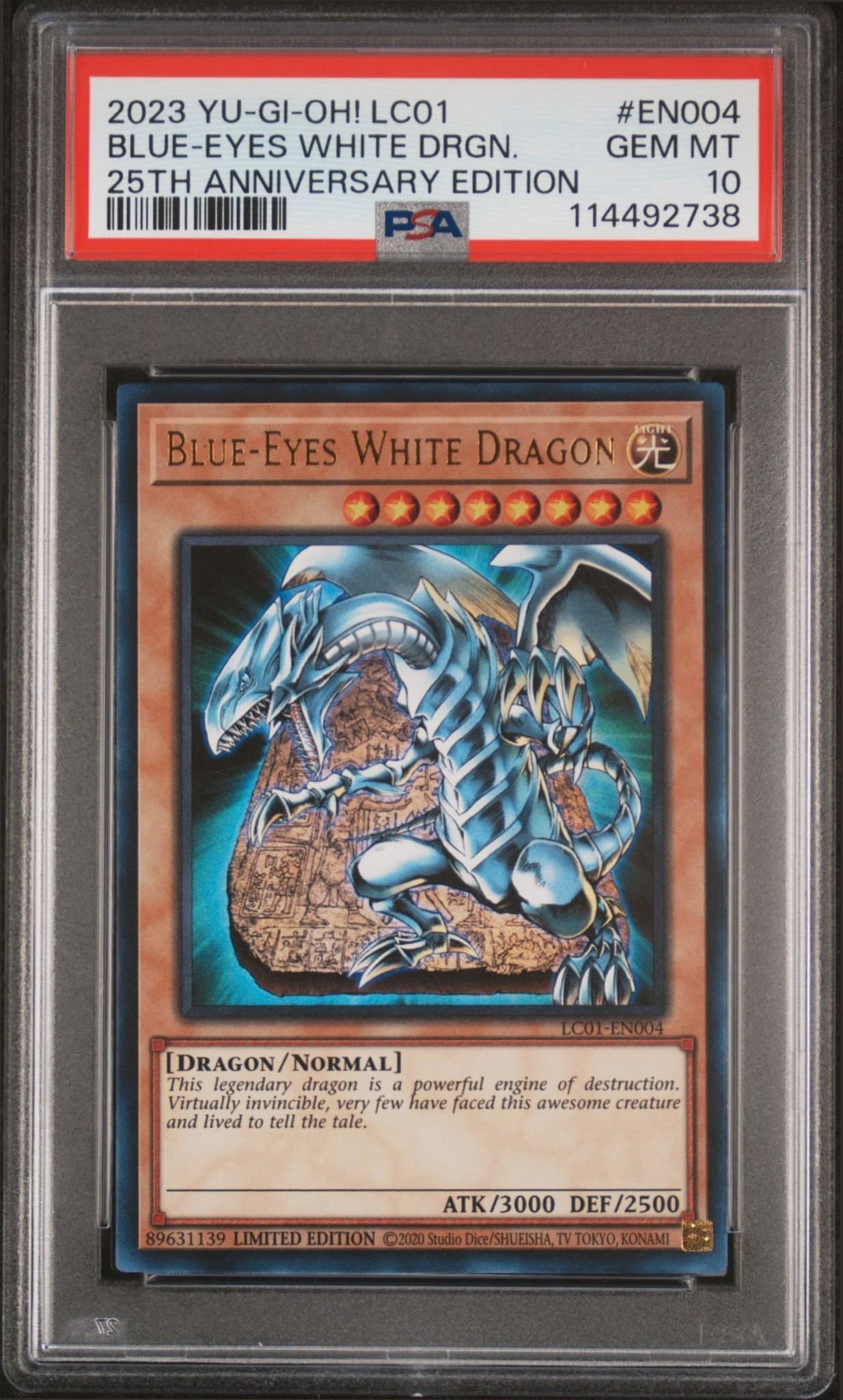 Blue-Eyes White Dragon - Front