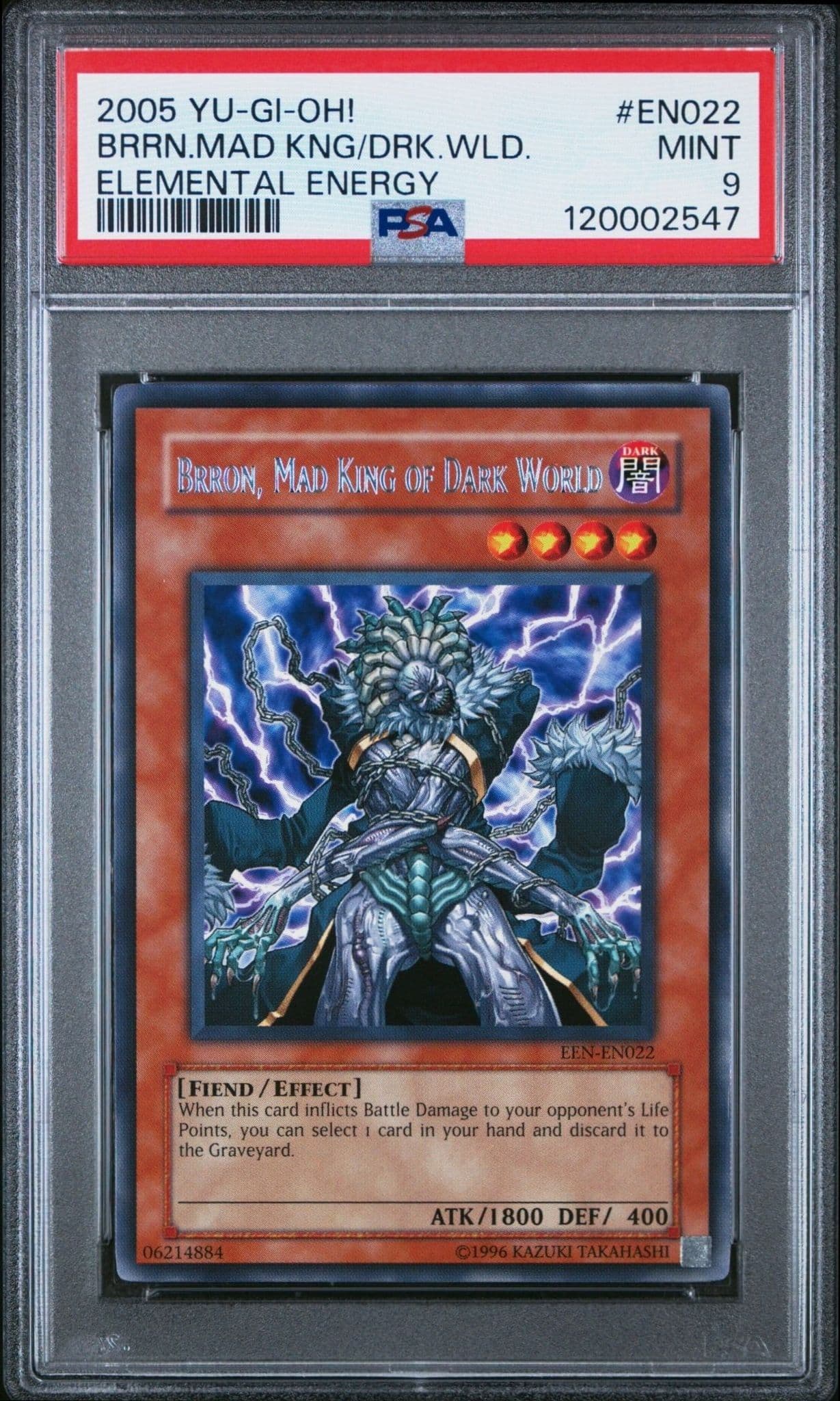 Brron, Mad King of Dark World - Front