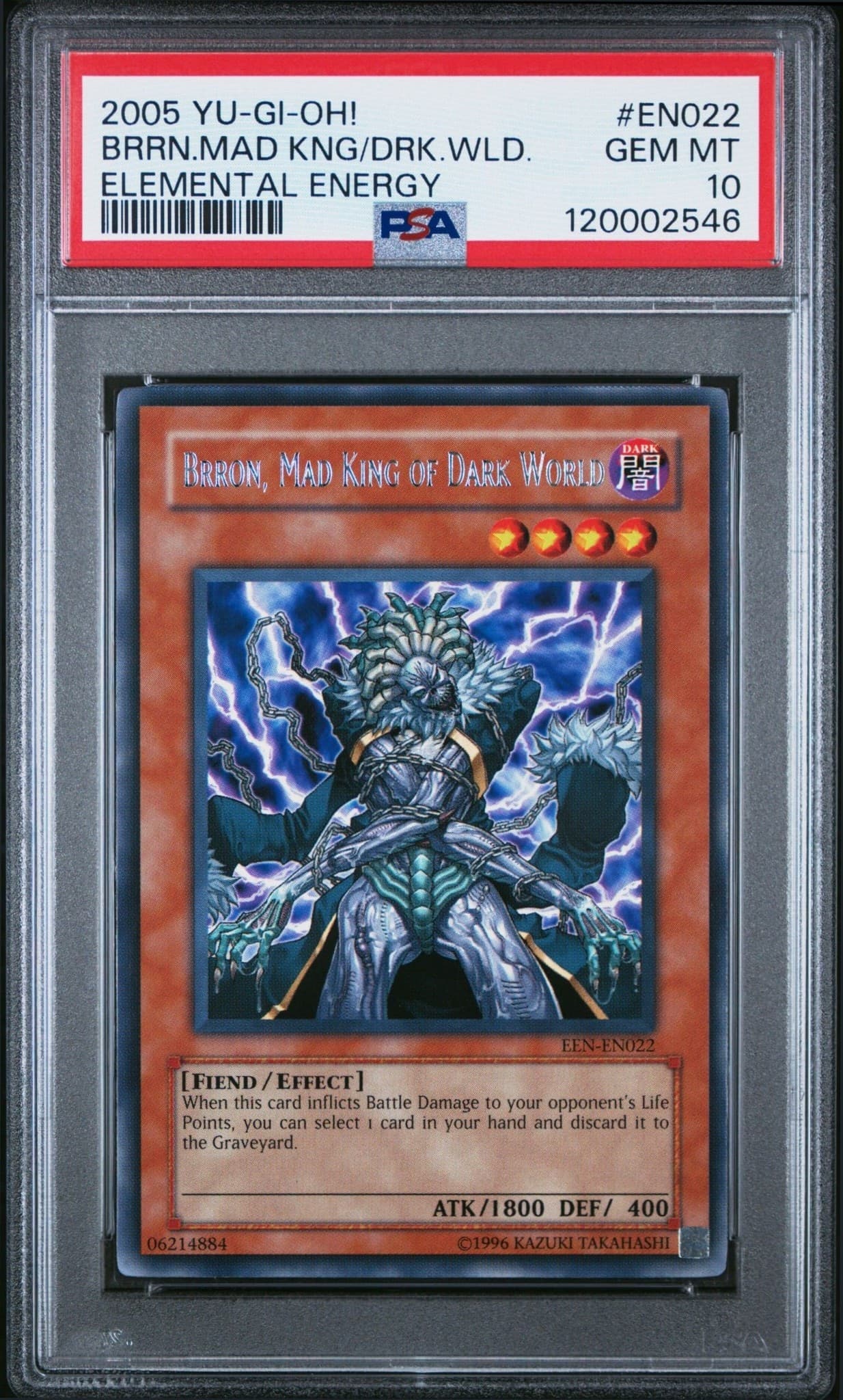 Brron, Mad King of Dark World - Front