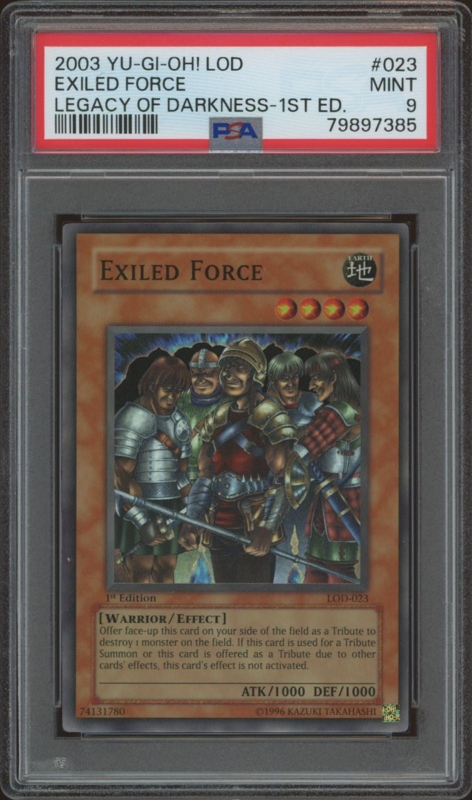 2003 Yu-Gi-Oh Legacy of Darkness Exiled Force #LOD-023 trading card