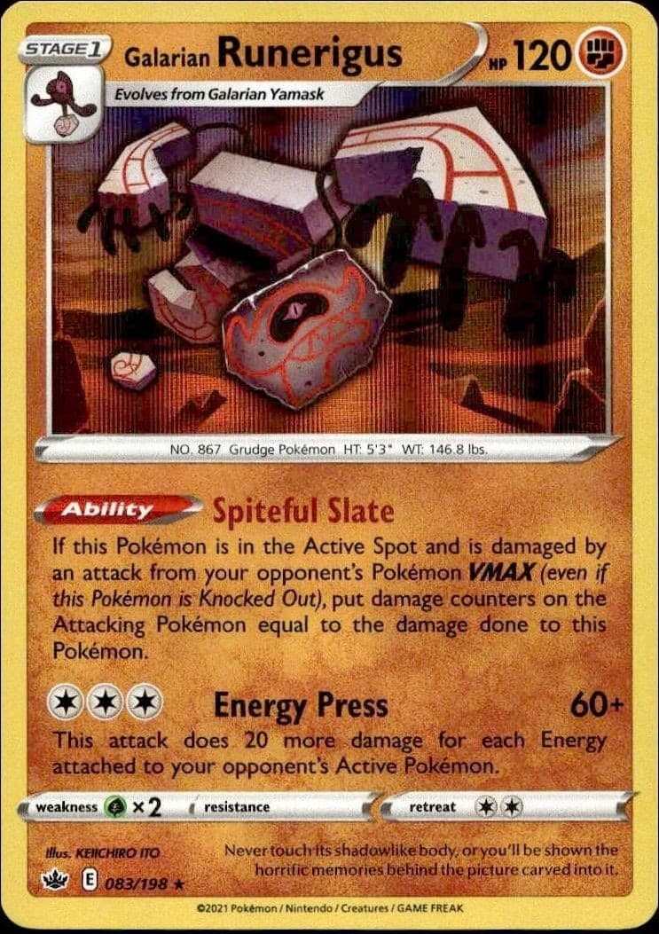 Galarian Runerigus - Front