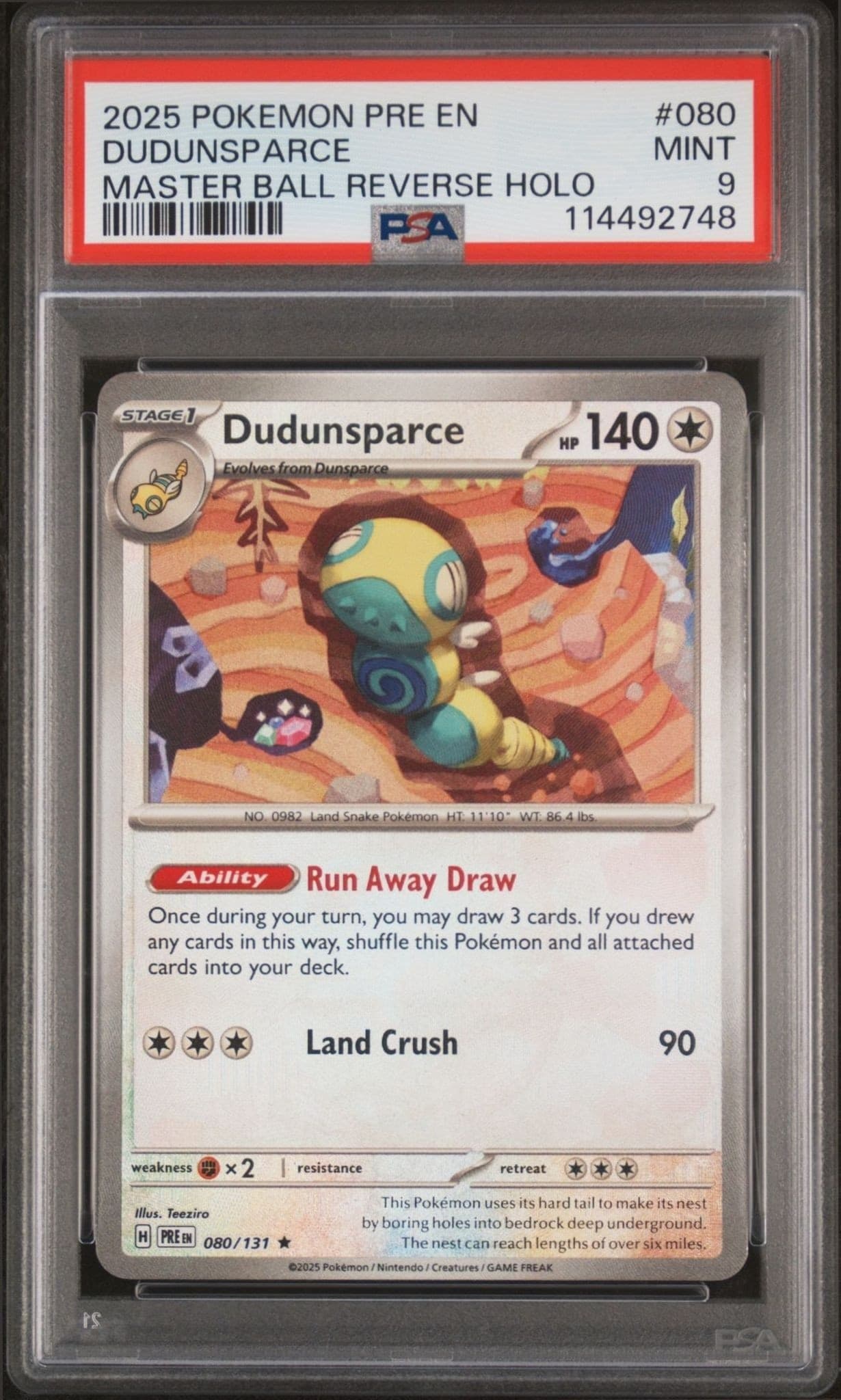 Dudunsparce - Front