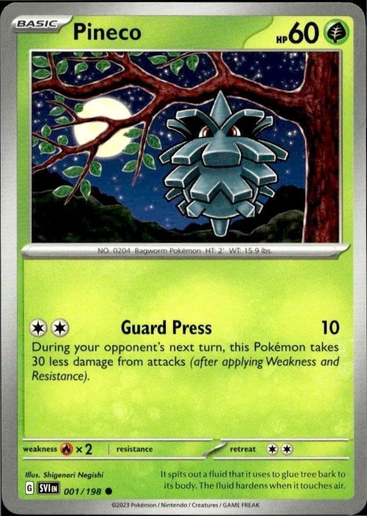 Pineco - Front