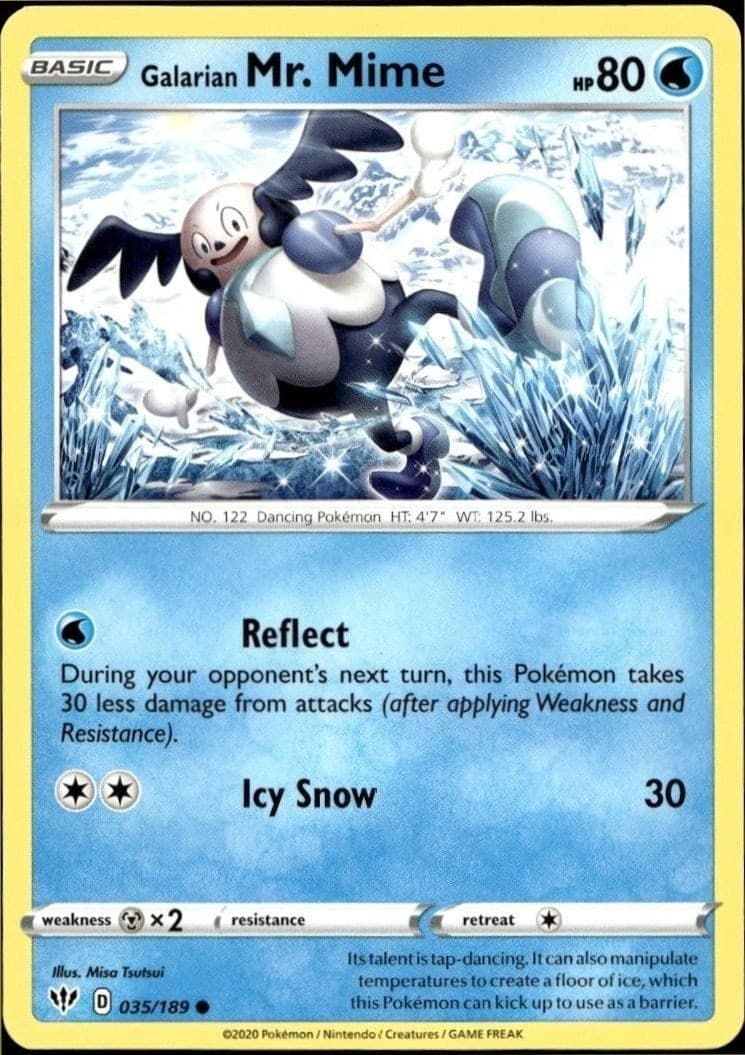 Galarian Mr. Mime - Front