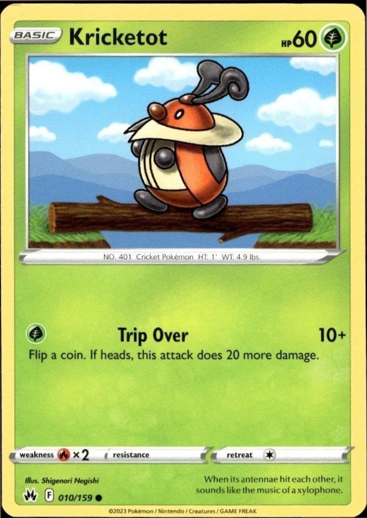 Kricketot - Front