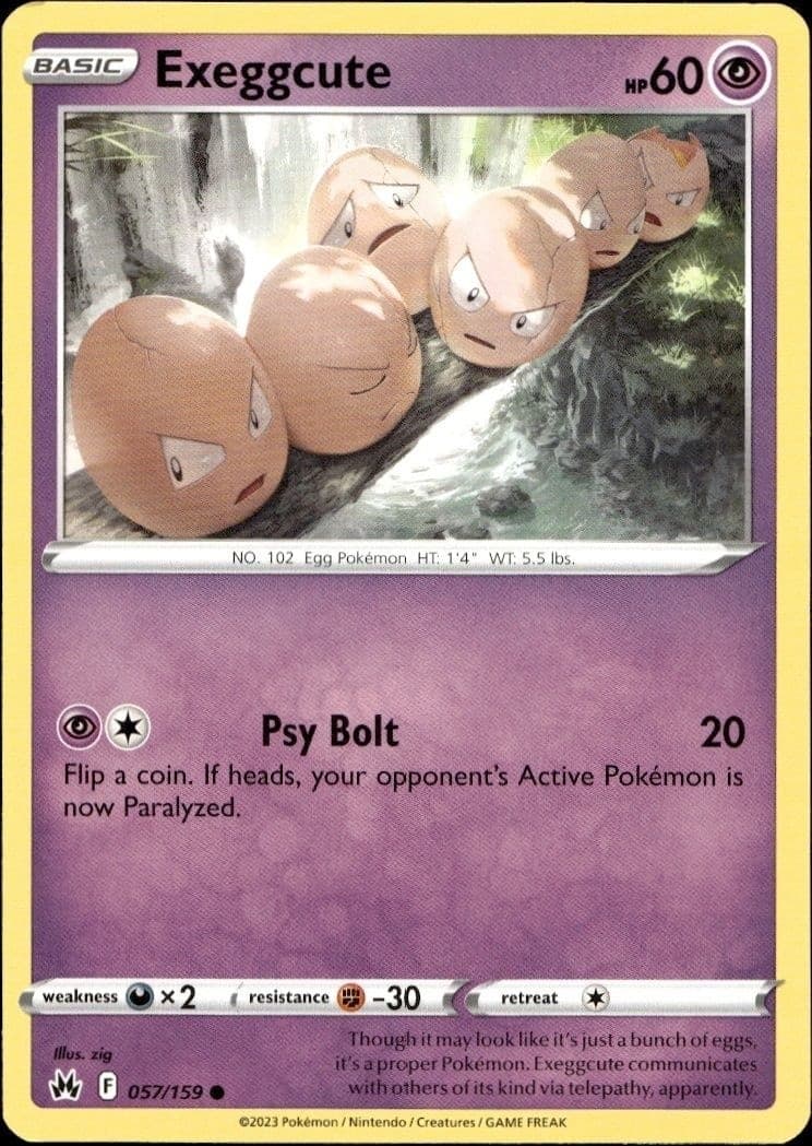 Exeggcute - Front