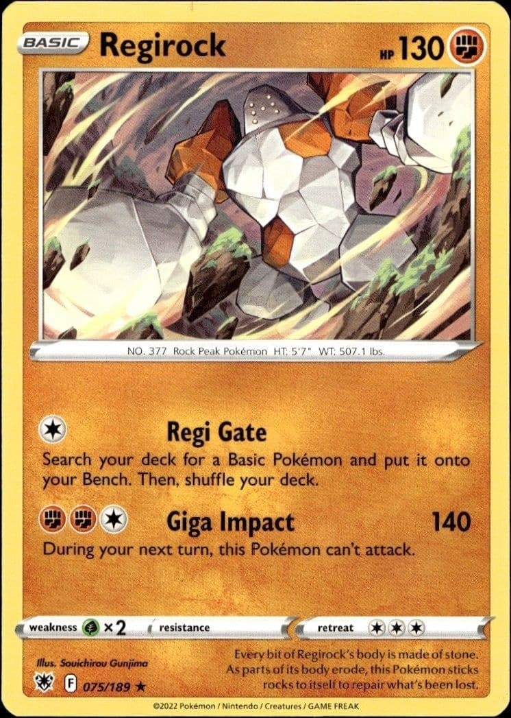 Regirock - Front