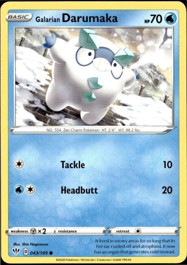 Galarian Darumaka - Front