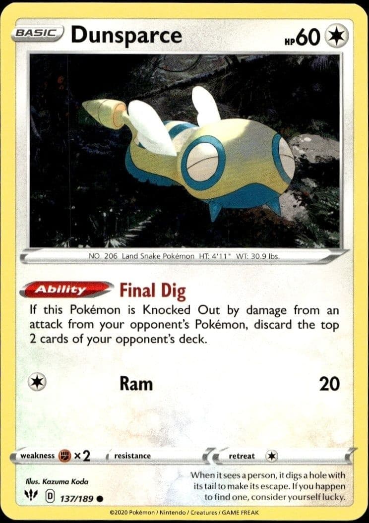 Dunsparce - Front