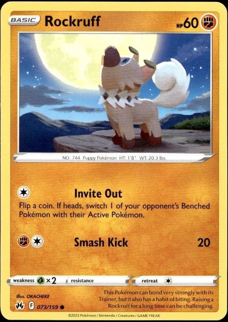 Rockruff - Front