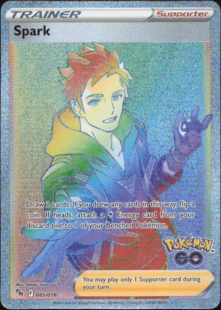 Spark 2022 Pokémon Go #085/078 Pokémon Card - Front 2022 Pokémon Go Spark #085/078 Pokémon card front