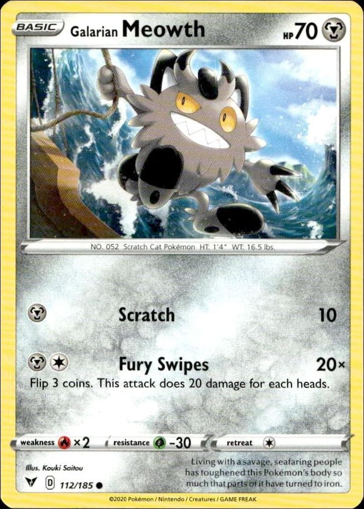 Galarian Meowth - Front