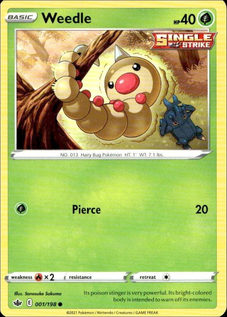 Weedle - Front