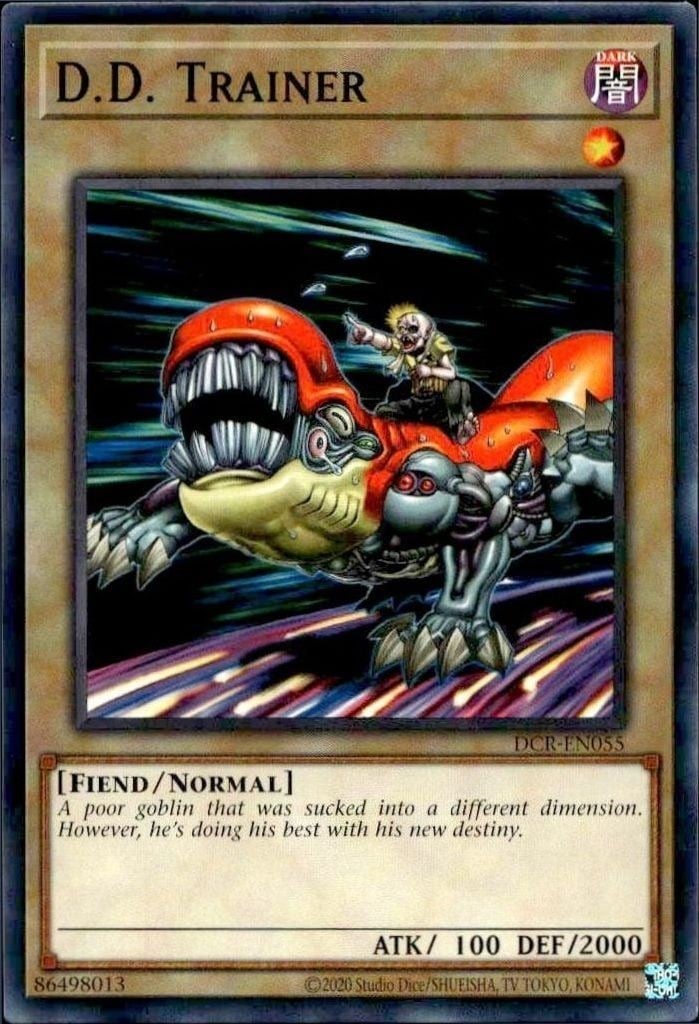 D.D. Trainer 2023 Yu-Gi-Oh! Dark Crisis #DCR-EN055 Yu-Gi-Oh! Card - Front 2023 Yu-Gi-Oh! Dark Crisis D.D. Trainer #DCR-EN055 Yu-Gi-Oh! card front