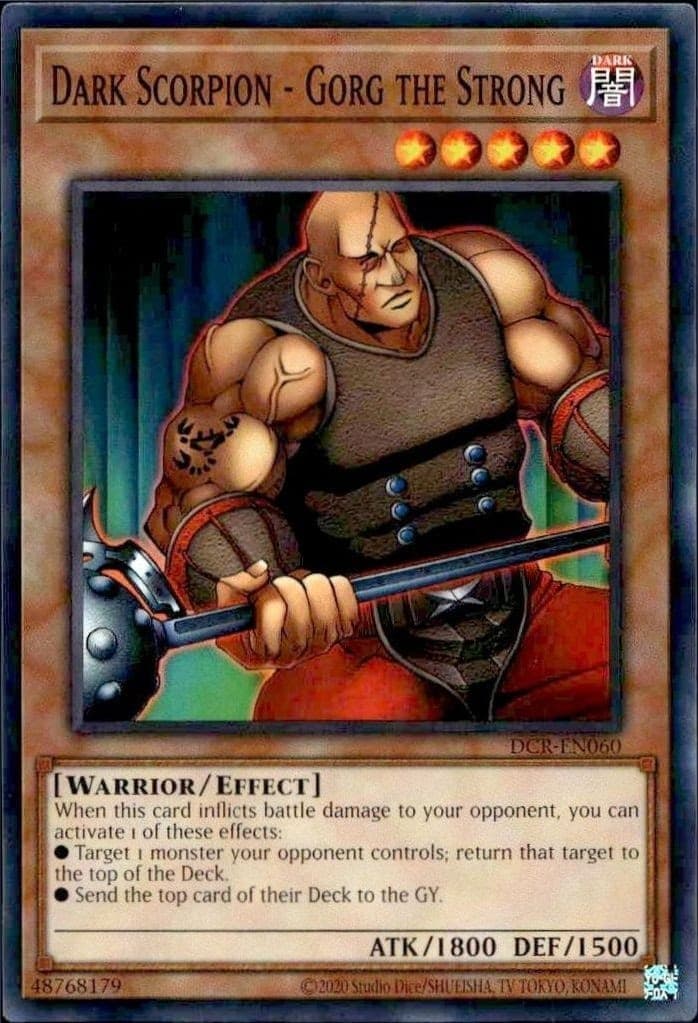 Dark Scorpion - Gorg the Strong - Front