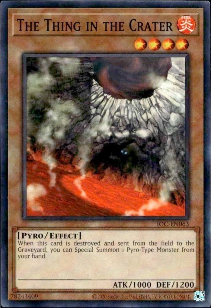 The Thing in the Crater - Front